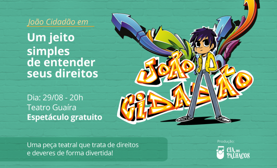 A estreia, marcada para 29 de agosto, às 20 horas, no grande auditório do Teatro Guaíra, será aberta à população, com entrada gratuita.