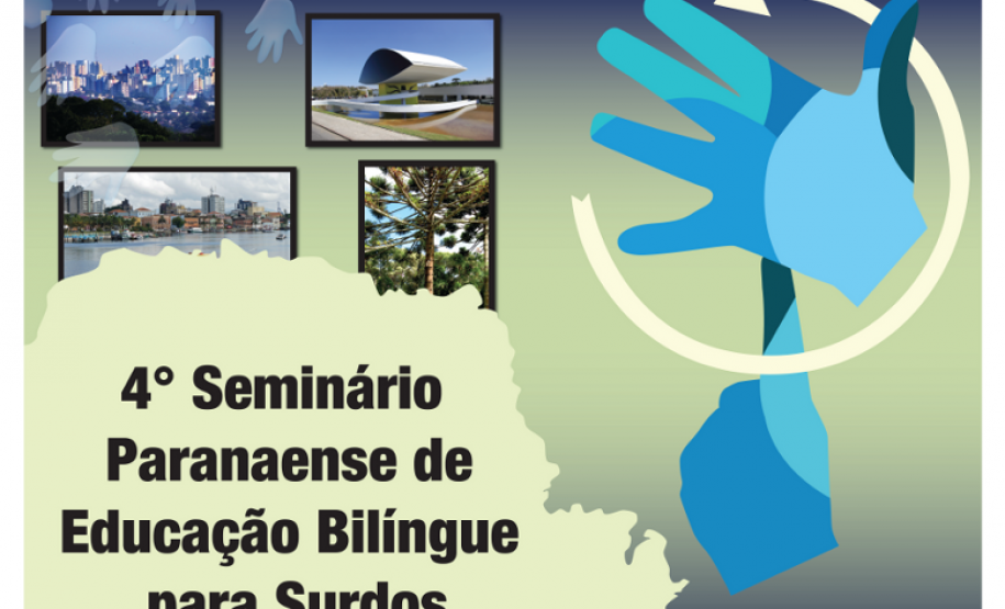 A Secretaria de Estado da Educação (SEED), por meio do Departamento de Educação Especial e do Centro de Apoio aos Profissionais da Educação de Surdos do Paraná, realizará nos dias 22 e 23 de setembro, em Curitiba, o 4º Seminário Paranaense de Educação Bilíngue para Surdos.