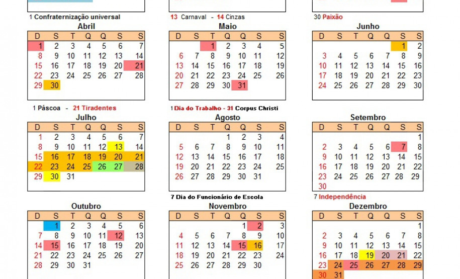 O ano letivo de 2018 começa no dia 19 de fevereiro para um milhão de alunos matriculados na rede estadual de ensino do Paraná. Os 100 mil profissionais das escolas retornam um pouco antes, para participar da Semana Pedagógica nos dias 15 e 16 de fevereiro. Outras atividades de planejamento e formação também estão programadas.