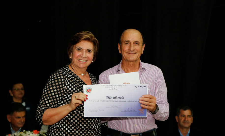 Já o terceiro lugar ficou com o Colégio Estadual do Campo Eunice Borges da Rocha, também de São José dos Pinhais, que recebeu R$ 3 mil