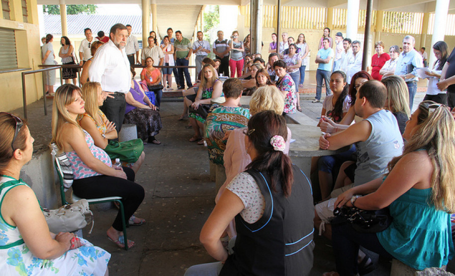 Ação pretende ampliar diálogo entre Secretaria e conhecer realidade das escolas públicas da Capital.  Foto do Colégio Estadual Victor do Amaral