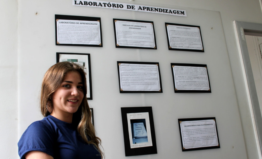 “O laboratório atendia crianças que apresentavam dificuldade de aprendizado em sala de aula. Essas crianças eram encaminhadas para aulas particulares com metodologia diferenciadas por meio de atividades práticas para que eles conseguissem acompanhar os conteúdos normalmente”, explicou a estudante Bianca Rodrigues Boeira, de 16 anos.