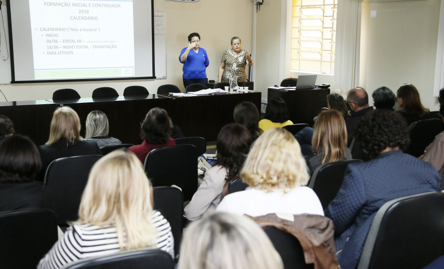 Secretaria Estadual de Educação do Paraná; Curso de Formação Inicial e Continuada no auditório da SEED. 17-04-18. Foto: Hedeson Alves