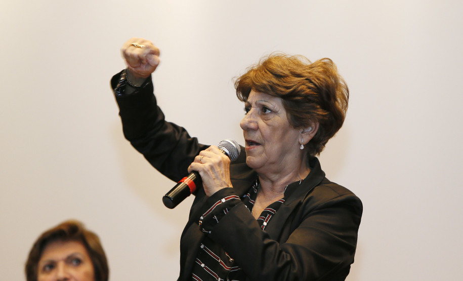 Secretaria Estadual de Educação do Paraná; Semana Pedagógica no auditório da Assossiação Médca do Paraná com a presença da Secretária Lucia Lopez. 20-04-18. Foto: Hedeson Alves