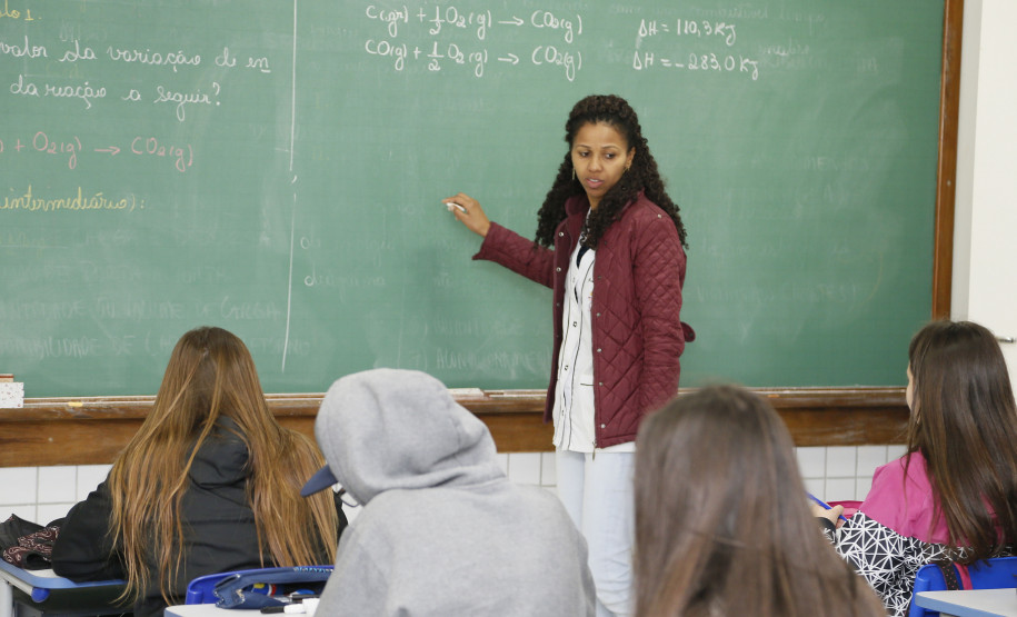Secretaria Estadual de Educação do Paraná; CEEP Erotides A.Nichele em Fazenda Rio Grande que oferta cursos técnico. 16-04-18. Foto: Hedeson Alves