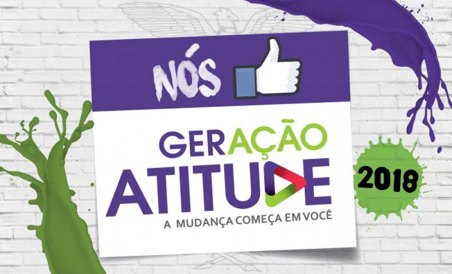 Geração Atitude 2018 começa a receber inscrições Estão abertas as inscrições para o programa Geração Atitude até o dia 08 de julho. Neste ano podem participar todas as instituições de ensino da rede estadual do Paraná que ofertem Ensino Médio, inscrevendo Projetos de Lei propostos por estudantes e orientados por um professor.
