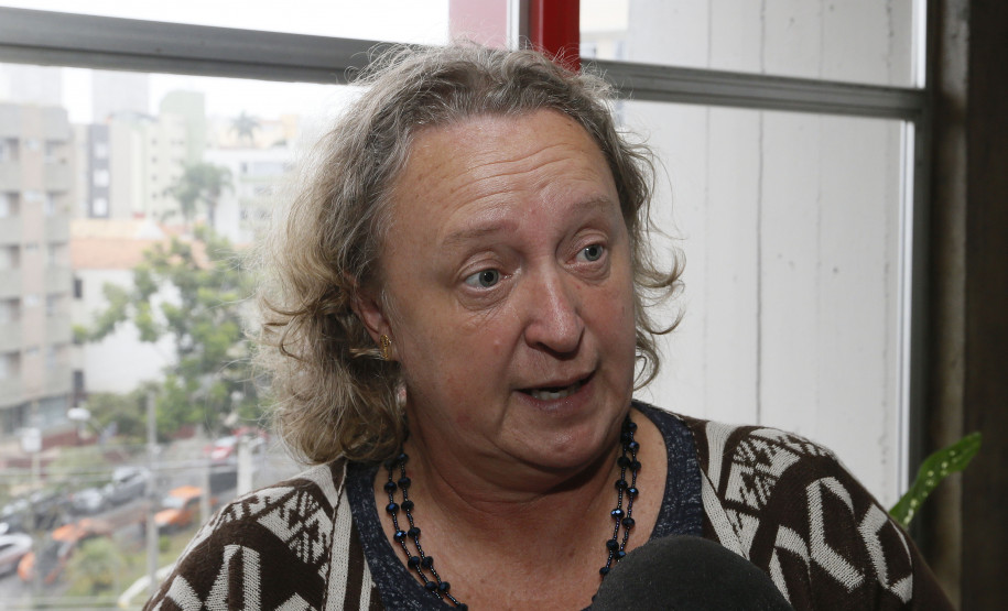 Secretaria Estadual de Educação do Paraná; Formação das Comissões dos Planos Municipais de Educação do Paraná no núcleo regional de educação de Curitiba, na foto Marilene Aparecida Hornick. 08-05-18. Foto: Hedeson Alves