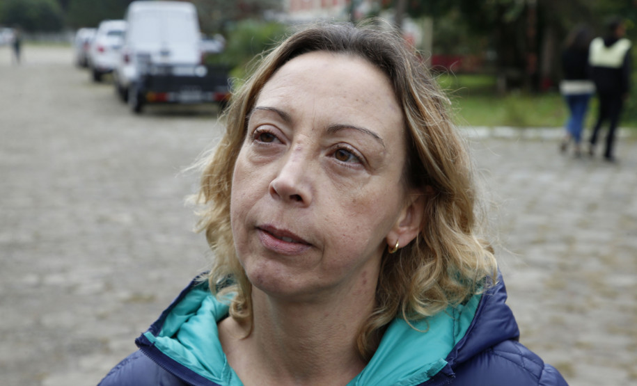 Secretaria Estadual de Educação do Paraná; Feira de profissões no CEEP Newton Freire, na foto a vice diretora Vera Lucia Tives. 13-06-18. Foto: Hedeson Alves