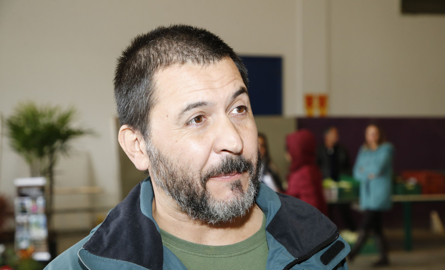 Secretaria Estadual de Educação do Paraná; Feira de profissões no CEEP Newton Freire, na foto o professor Will Coutinho Homan. 13-06-18. Foto: Hedeson Alves