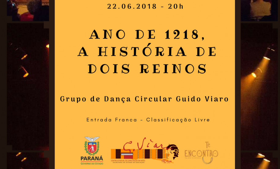 O projeto Te Encontro no Guido, promovido pelo Centro Estadual de Capacitação em Artes Guido Viaro, apresenta esta semana um espetáculo de dança aberto ao público