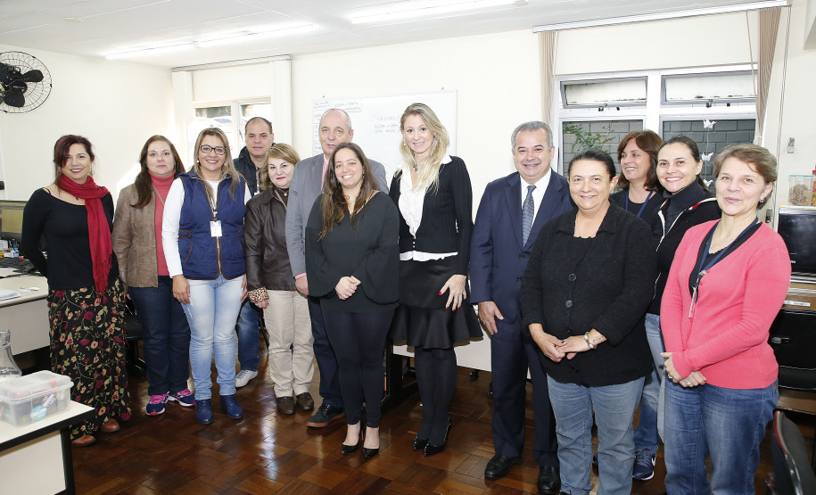 Secretaria Estadual de Educação do Paraná; CGE visita a ouvidoria da SEED. 29-06-18. Foto: Hedeson Alves
