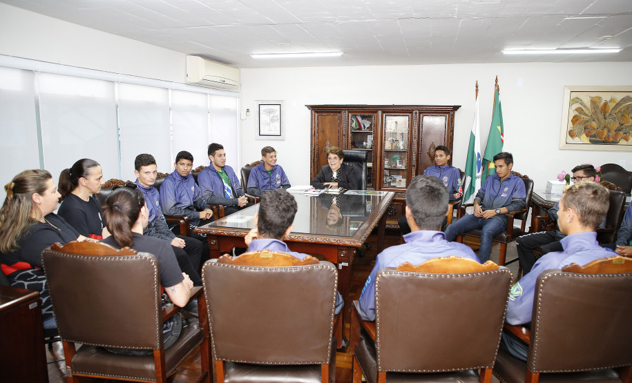 Secretaria Estadual de Educação do Paraná; Visita no gabinete da secretária Lucia Cortez. 10-10-18. Foto: Hedeson Alves