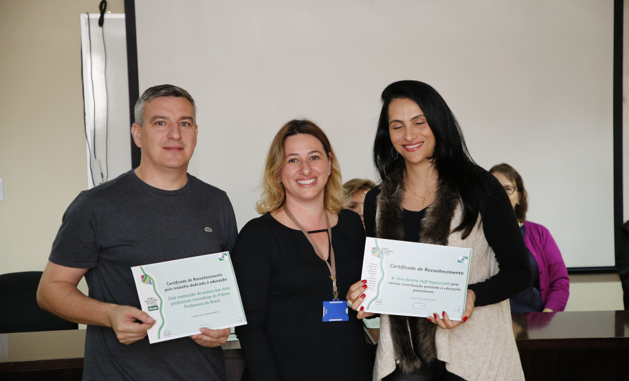 Secretaria Estadual de Educação do Paraná; Premiação dos professores do estado do Paraná no auditório da SEED. 19-10-18. Foto: Hedeson Alves
