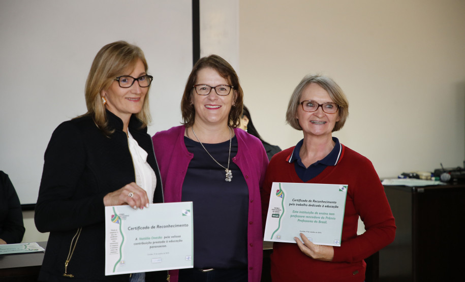 Secretaria Estadual de Educação do Paraná; Premiação dos professores do estado do Paraná no auditório da SEED. 19-10-18. Foto: Hedeson Alves