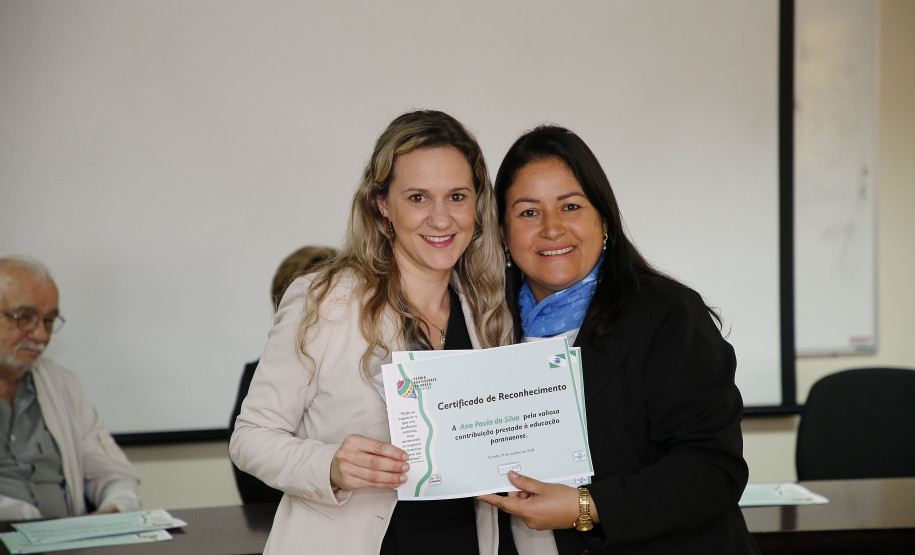 Secretaria Estadual de Educação do Paraná; Premiação dos professores do estado do Paraná no auditório da SEED. 19-10-18. Foto: Hedeson Alves