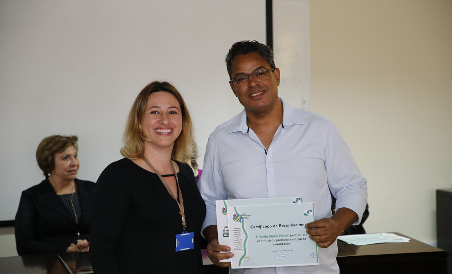 Secretaria Estadual de Educação do Paraná; Premiação dos professores do estado do Paraná no auditório da SEED. 19-10-18. Foto: Hedeson Alves