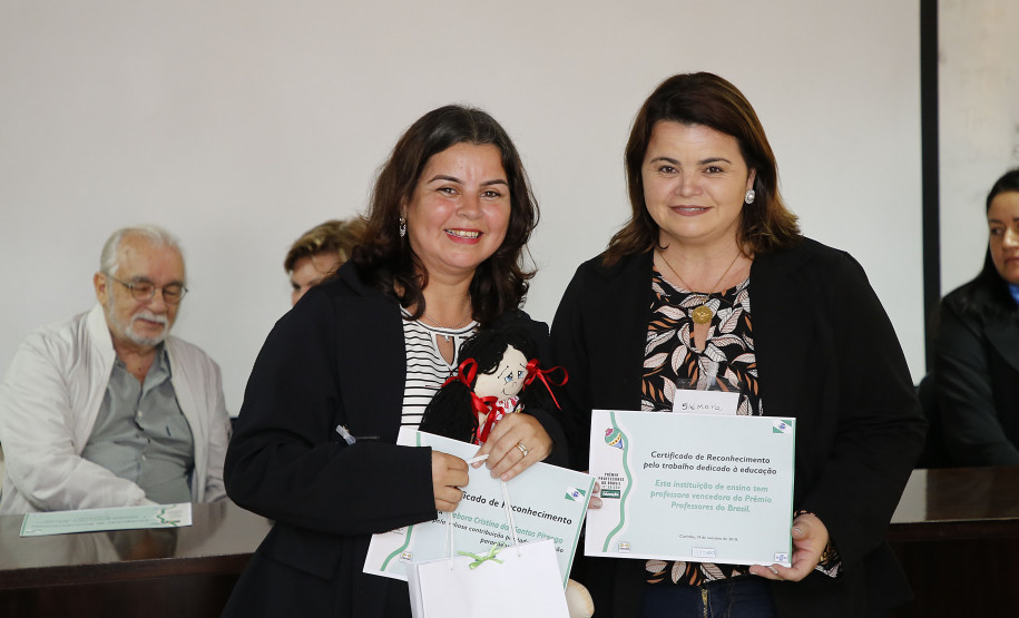 Secretaria Estadual de Educação do Paraná; Premiação dos professores do estado do Paraná no auditório da SEED. 19-10-18. Foto: Hedeson Alves