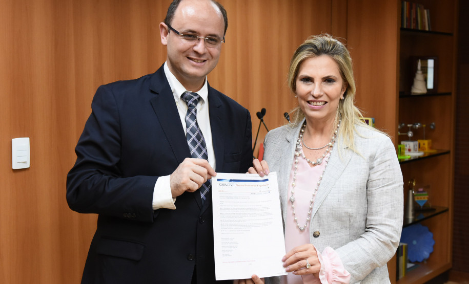 Governadora Cida Borghetti durante audiência com o ministro da Educação, Rossieli Soares.  -  Brasília, 30/10/2018  -  Foto: Luis Fortes/Ministério Educação