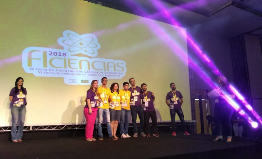 Evento reuniu pesquisas científicas de estudantes da rede estadual e particular de ensino do Brasil, Argentina e Paraguai.