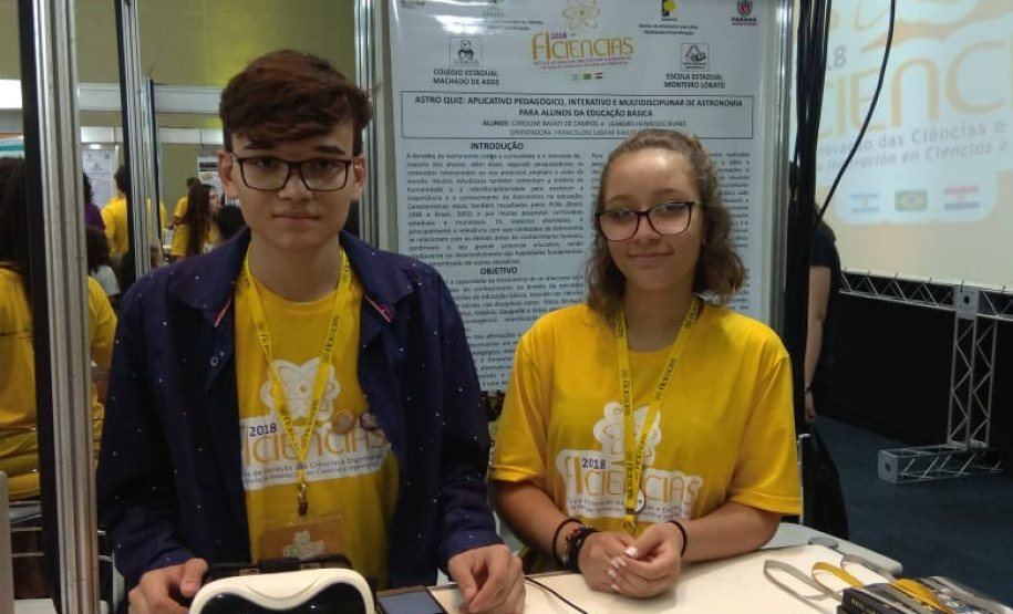 Evento reuniu pesquisas científicas de estudantes da rede estadual e particular de ensino do Brasil, Argentina e Paraguai.