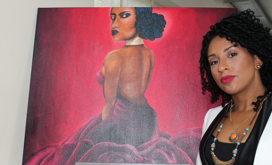 A Secretaria de Estado da Educação inaugurou nesta sexta-feira (23) a exposição Ero Ere Mulheres Artistas. A coletânea, que conta com 23 trabalhos distribuídos pela sede da Secretaria, em Curitiba, ficará aberta ao público e funcionários até o dia 18 de dezembro.  -  Curitiba, 23/11/2018   -  FOto: Fernando de Jesus/SEED