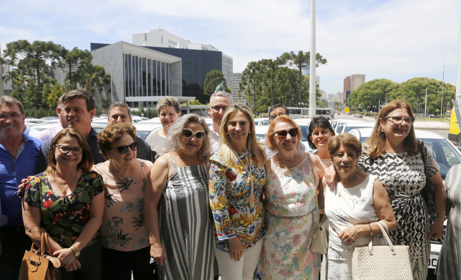 Governadora Cida Borghetti durante solenidade de entrega de novas viaturas e motocicletas para PM-Policia Militar do Paraná e secretária de educaçã0. - Curitiba/Pr, 18.12.2018 - Foto Jonas Oliveira