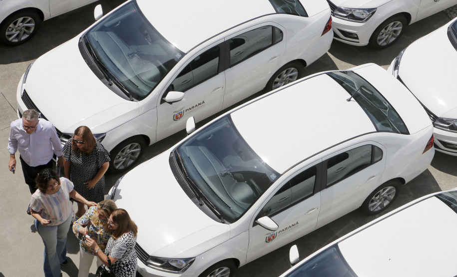 Governadora Cida Borghetti durante solenidade de entrega de novas viaturas e motocicletas para PM-Policia Militar do Paraná e secretária de educaçã0. - Curitiba/Pr, 18.12.2018 - Foto Jonas Oliveira