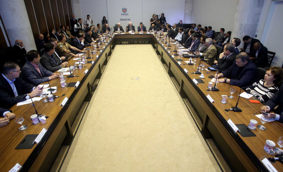 Vice-governador Darci Piana coordena Reunião com Secretariado, com a apresentação da Secretaria da Educação.  -  Curitiba, 26/03/2019  -  Foto: Jaelson Lucas/ANPr