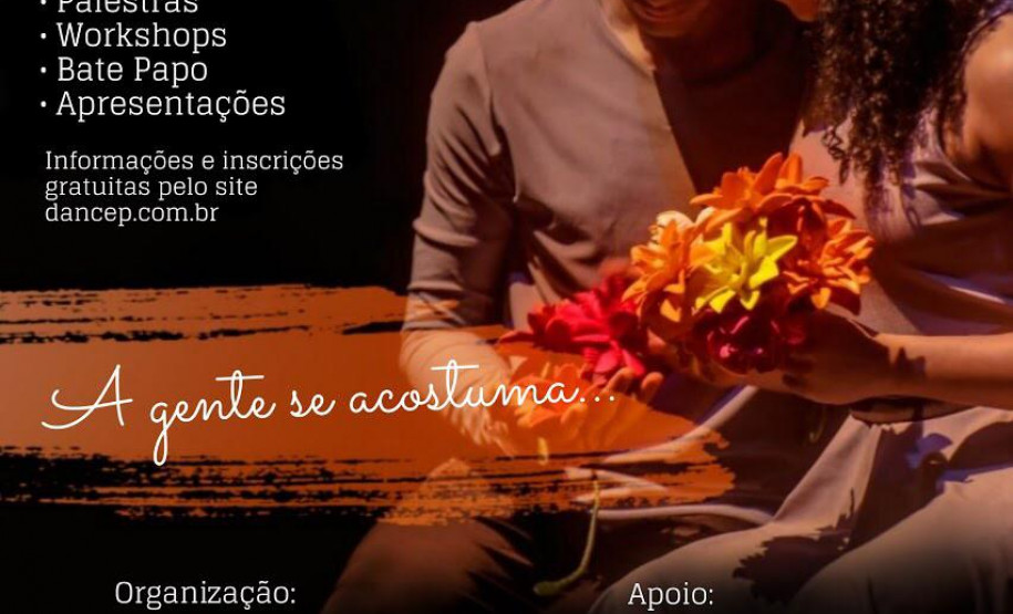 O II Seminário e Mostra Dancep acontece entre os dias 7 e 15 de maio, em Curitiba.