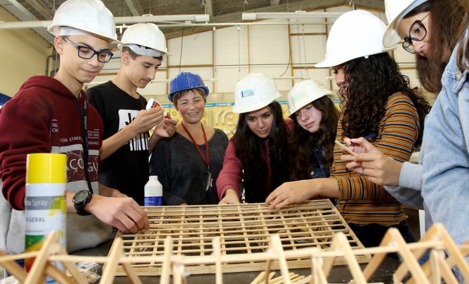 Colégio Estadual de Educalção Profissionalizante de Curitiba - Boqueirão. Foto: Jaelson Lucas/ANPr