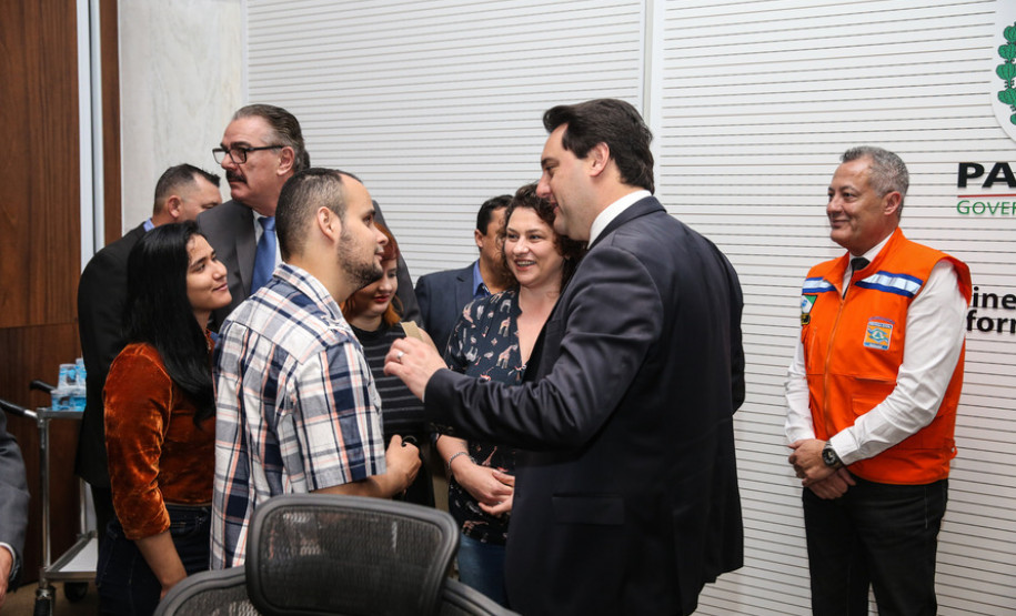O Governador Carlos Massa Ratinho Júnior, durante reunião com a equipe de governo. 09/09/2019 - Foto: Geraldo Bubniak/AEN