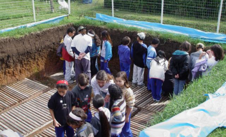 Projeto oferece oportunidade para estudantes da educação básica participarem de aulas de campo orientadas por professores da Universidade.