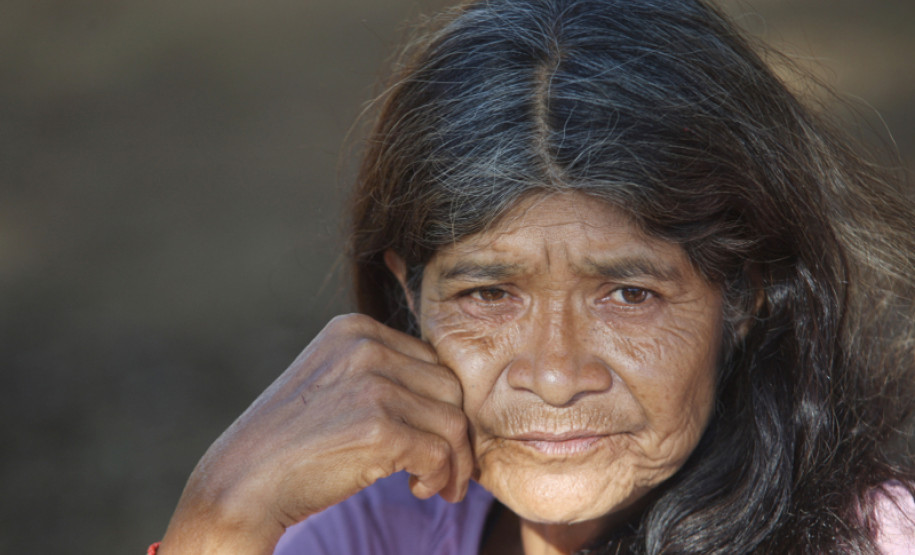 PIRAQUARA-PR 19 DE ABRIL DE 2012 - Em celebração ao Dia do Índio - Comunidade Indígena da Aldeia Araçaí, localizada no município de Piraquara-Pr. -Foto: Giuliano Gomes