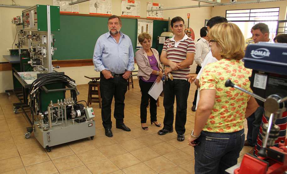 Visita ao CEEP Professora Maria do Rosário Castaldi