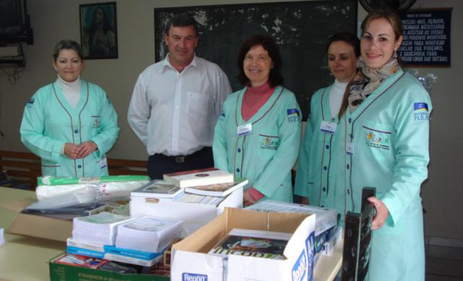 Material irá beneficiar estudantes  internados em clínica de União da Vitória e impossibilitados de frequentar a escola.