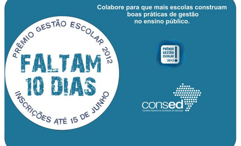 Prêmio Gestão 2012 termina no dia 15 de junho