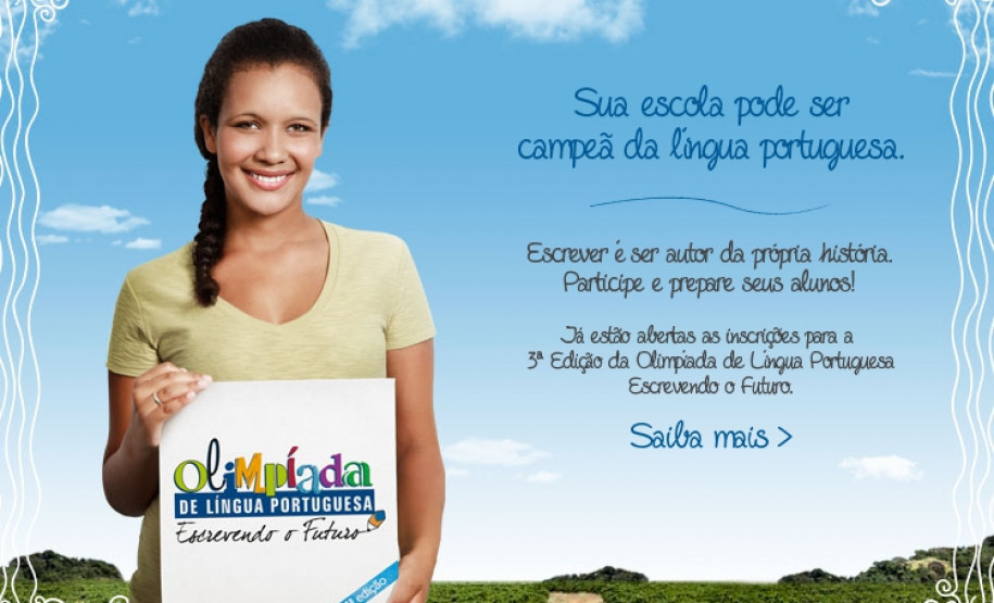 Podem participar da olimpíada professores e alunos da rede pública, do 5º ano do ensino fundamental até o 3º ano do ensino médio.