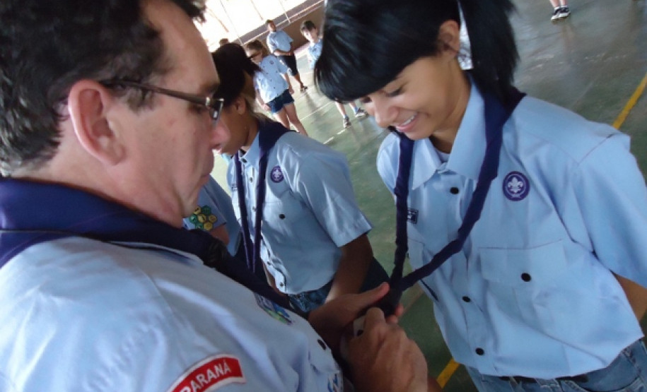 3º grupo de escoteiros é formado em escola estadual