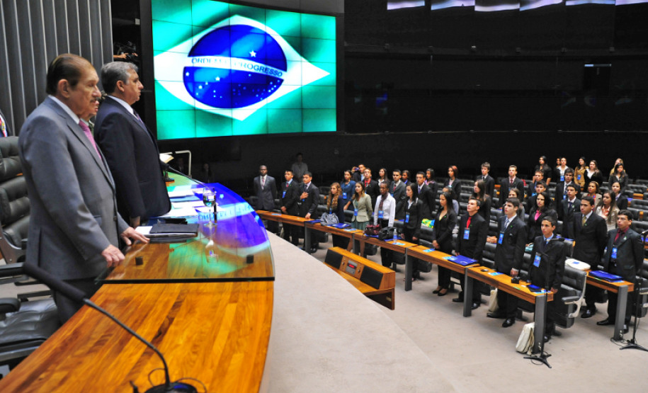 Solenidade de posse dos deputados jovens e eleição da mesa do PJB 2012