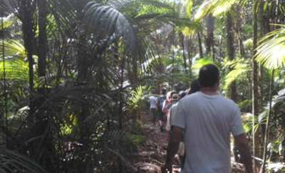 Durante dois dias de evento, em Paranaguá, foram ministradas palestra, oficinas, além da realização de prática de campo no Parque Floresta Estadual do Palmito visando à efetivação do Programa Parque Escola.