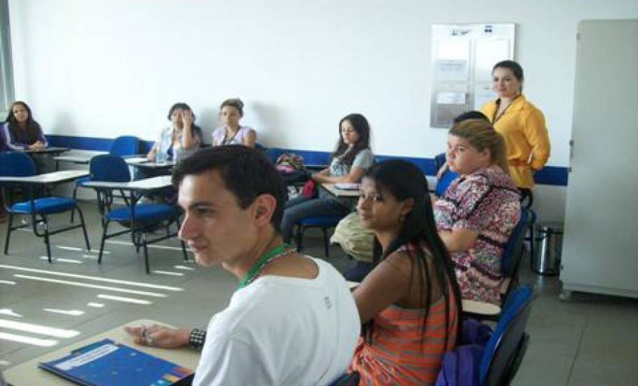 Alunos de Apucarana no SENAC