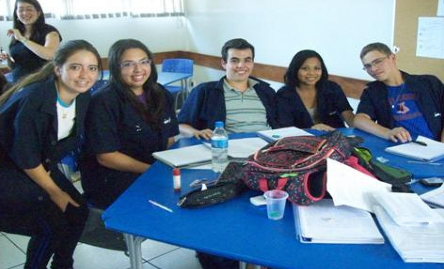 Alunos de Apucarana no SENAI