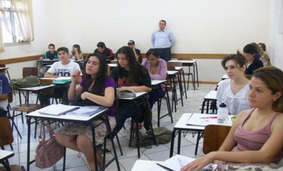 Alunos de Arapongas no SENAI